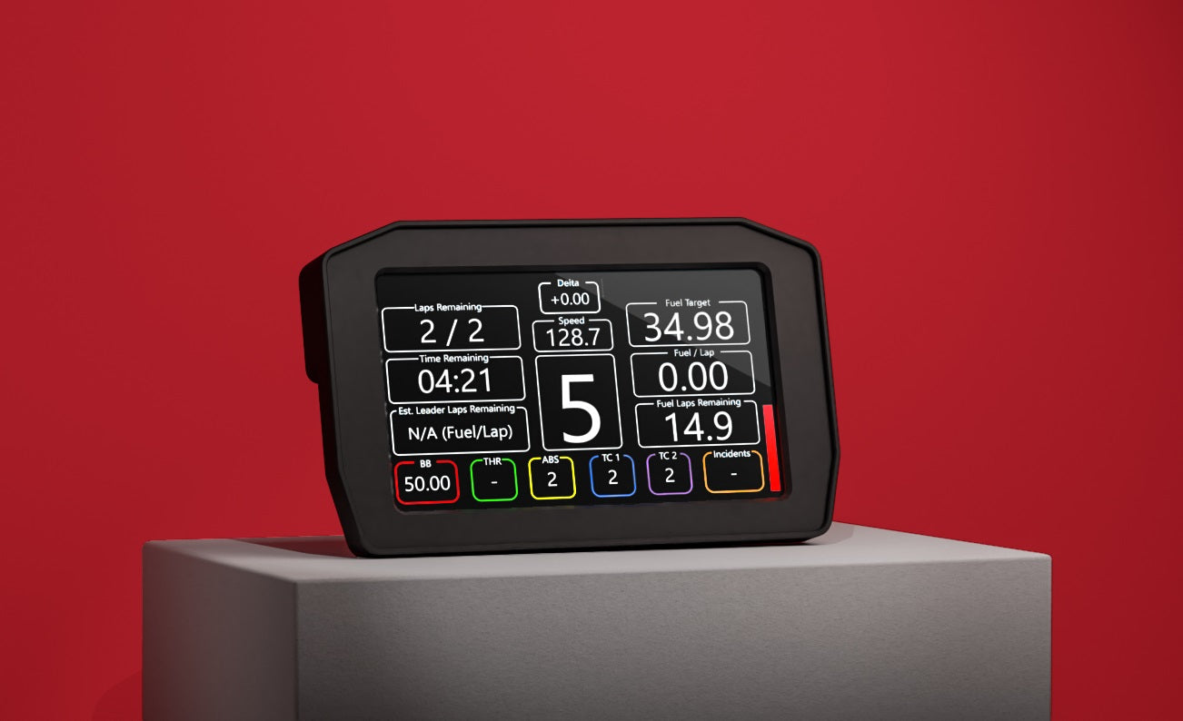 SimSmart 5" Dash Display - Sim hub compatible