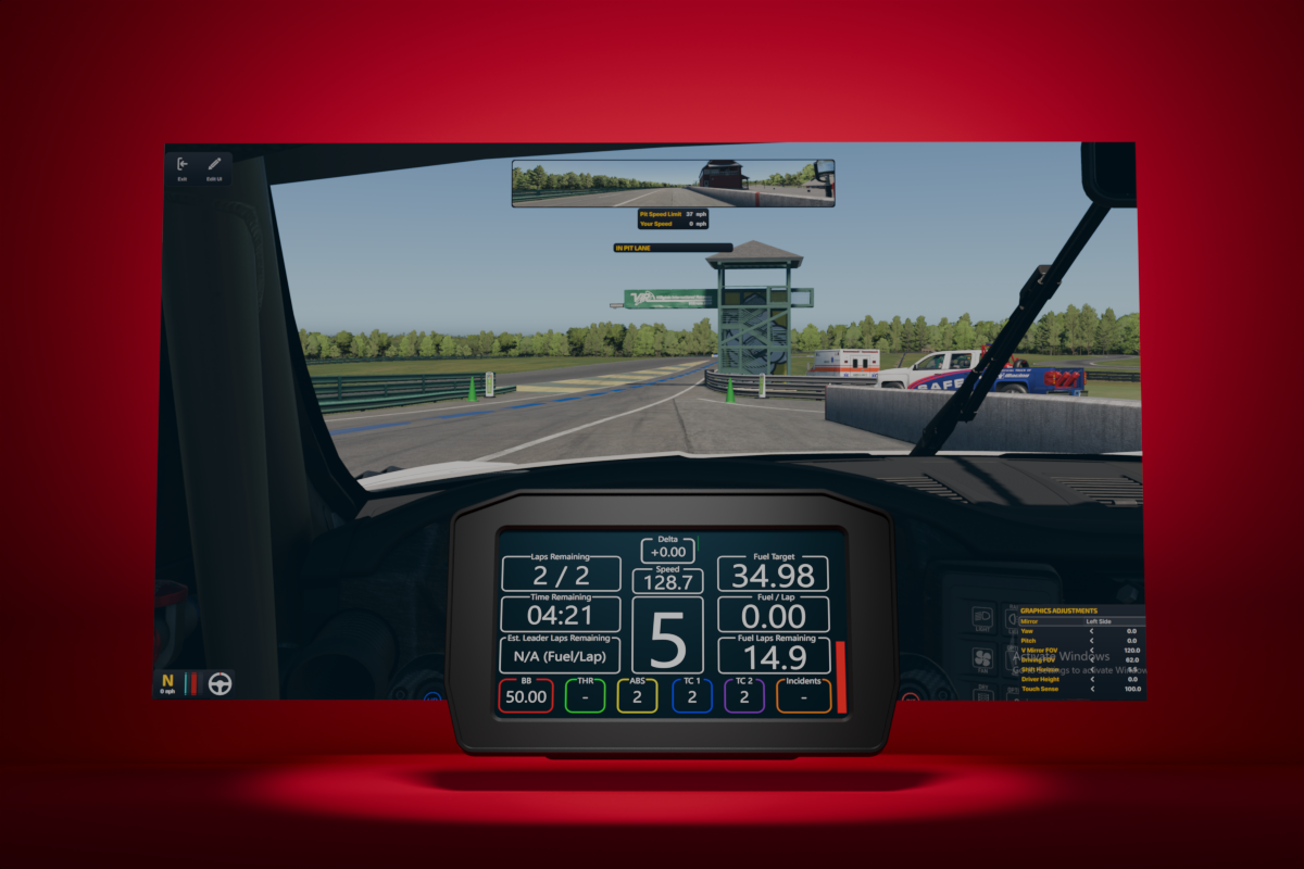 SimSmart 5" Dash Display - Sim hub compatible